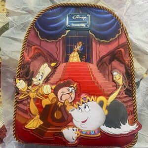 Limited Edition Beauty and the Beast Ballroom WonderCon Loungefly Mini Backpack